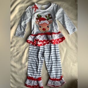 Toddler Rudolph Reindeer Outfit 2T